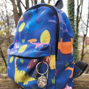 Engraved Pewter Pocket Angel Keychain for Backpack w/ Gift Box (New for 2026)